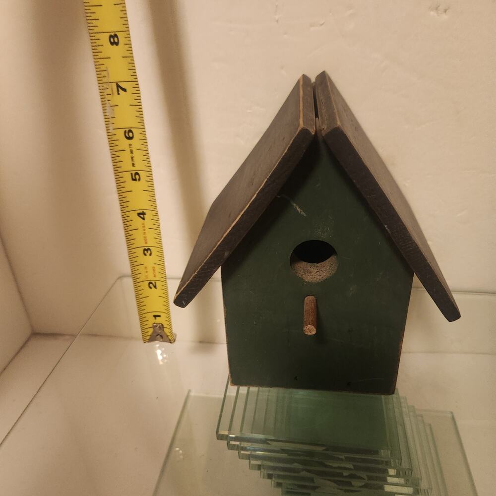 Rustic Primative Cottage Style Hanging Bird House